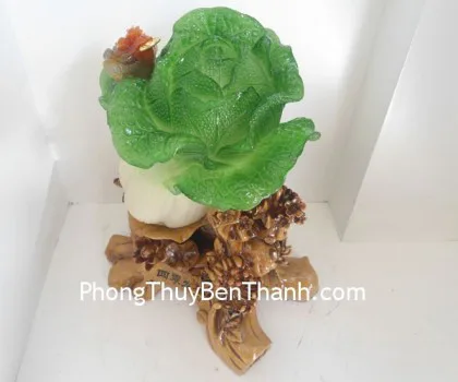 Bắp cải xanh trên rồng vàng - phát tài hưng long FH190G