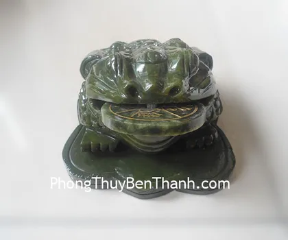 Thiềm thừ đỏ quanh mẫu đơn đế xoay - tài vượng tứ quý K133M